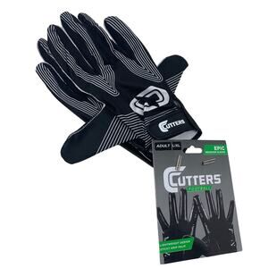 Cutters Epic Receiver Gloves Football Mens Size L/XL